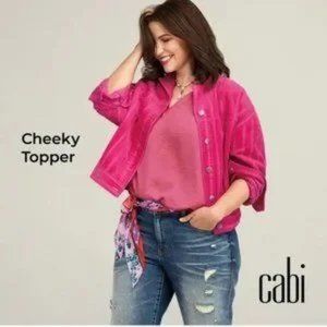 Cabi Cheeky Topper #4124 Fall 21 Medium
